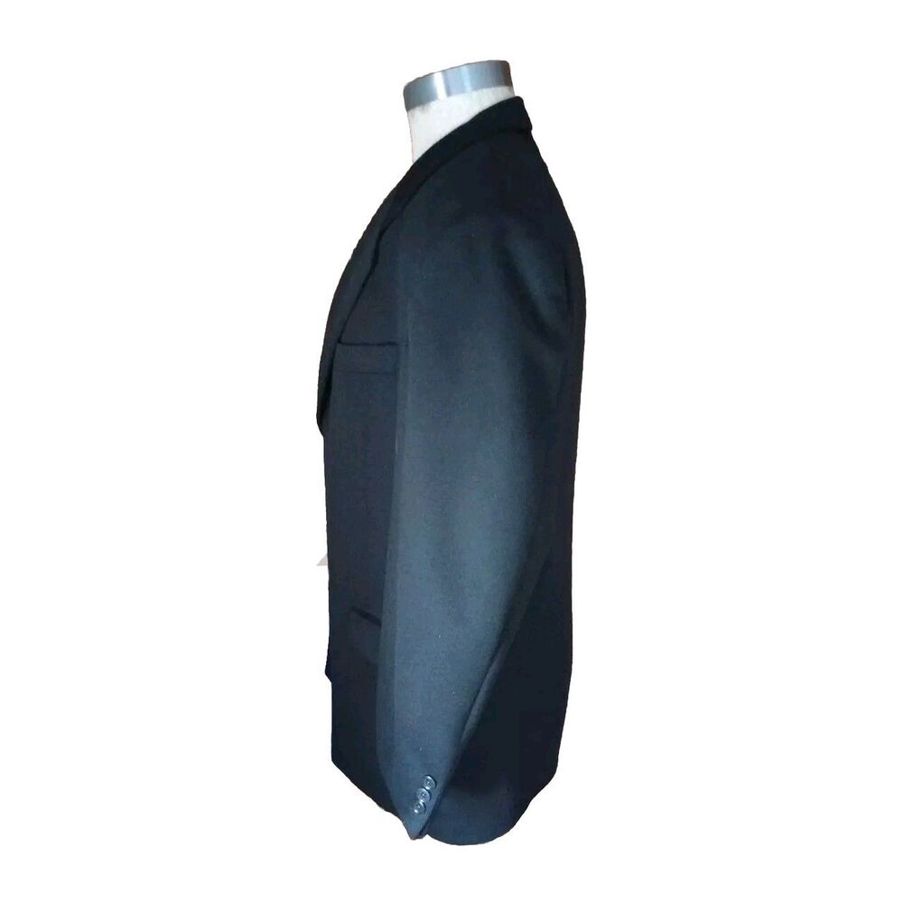 Ing Loro Piana & C. Men's Black 100% Cashmere Jacket Blazer Chest 46 Manzoni - Picture 4 of 14